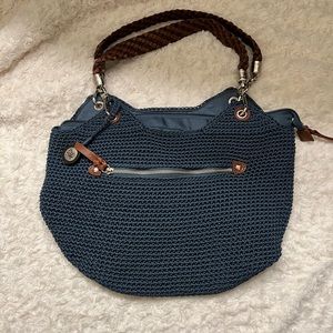 The Sak Crochet & Leather Handbag